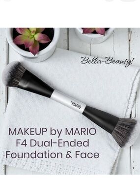MAKEUP by MARIO F4
F4 DUAL-ENDED FOUNDATION AND FACE BRUSH   ~NEW~